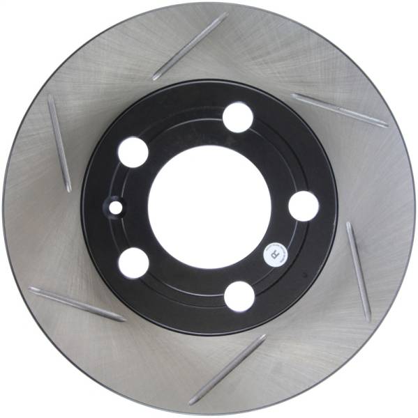 Stoptech - StopTech Power Slot 3/99-06 Audi TT (except Quattro) / 12/98-10 VW Golf Left Rear Slotted Rotor - 126.33057SL