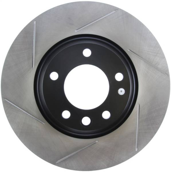 Stoptech - StopTech Power Slot 07-10 Audi Q7 / 03-10 Porsche Cayenne Right Front Slotted Rotor - 126.33091SR
