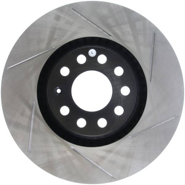 Stoptech - StopTech Power Slot 01-06 Audi Allroad / 05-09 A4 / 6/99-04 A6 / 99-02 S4 Left Front Slotted Rotor - 126.33096SL