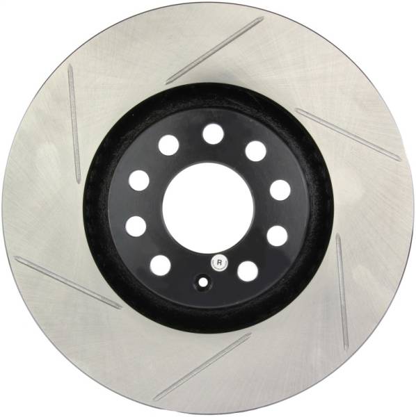 Stoptech - StopTech Power Slot 01-06 Audi Allroad / 05-09 A4 / 6/99-04 A6 / 99-02 S4 Right Front Slotted Rotor - 126.33096SR