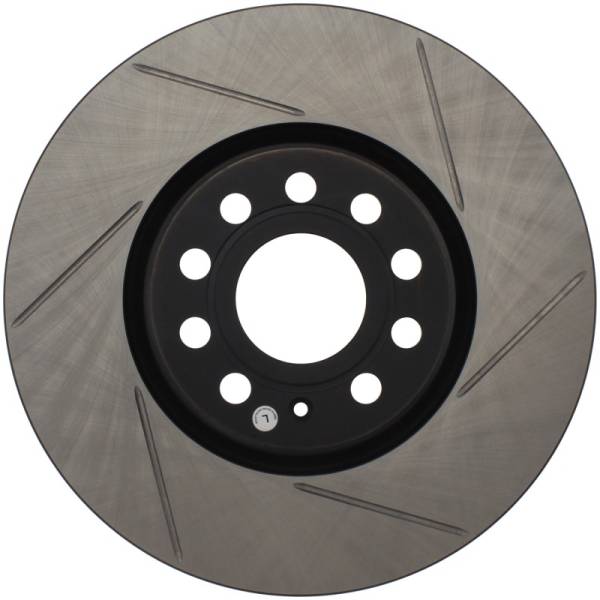 Stoptech - StopTech Power Slot 06-10 Audi A3 / 08-10 TT / 06-09 VW GTI Mlk V/Passat Left Front Slotted Rotor - 126.33098SL