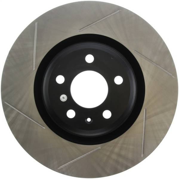 Stoptech - StopTech Power Slot 12 Audi A6 Quattro/11-12 A7 Quattro / 07/11-13 S4 Front Right Slotted Rotor - 126.33138SR