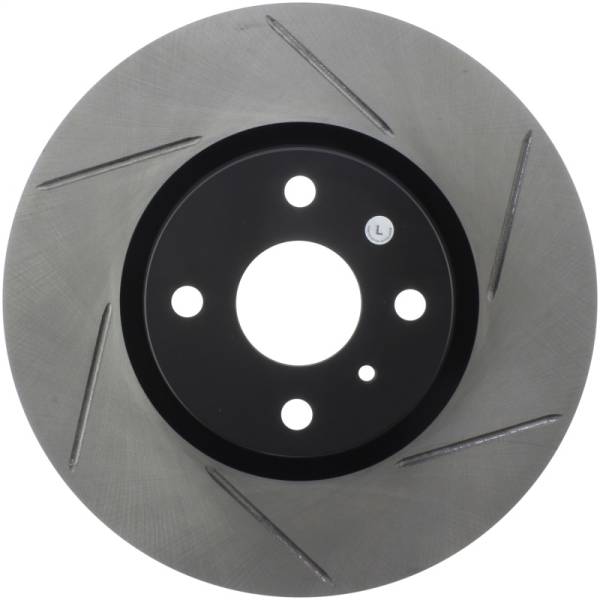 Stoptech - StopTech 16-18 Mazda Miata MX-5 Sport Slotted Front Left Rotor - 126.45090SL