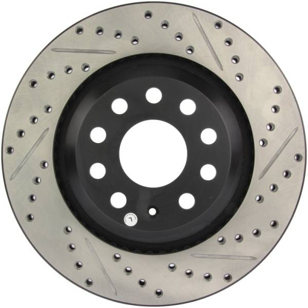 Stoptech - StopTech 09 VW Passat CC / 06-09 Passat Slotted & Drilled Left Rear Rotor - 127.33113L