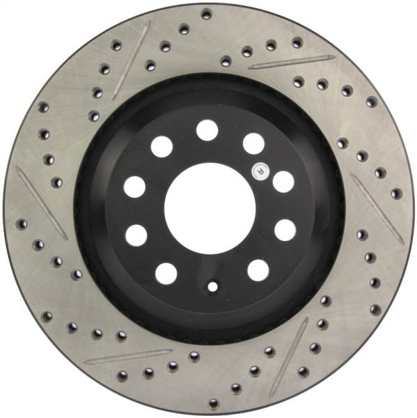Stoptech - StopTech 09 VW Passat CC / 06-09 Passat Slotted & Drilled Right Rear Rotor - 127.33113R