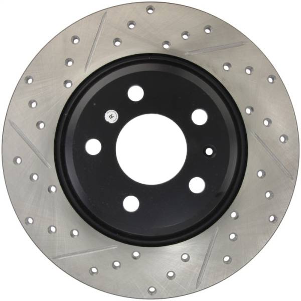 Stoptech - StopTech Power Slot 09-10 Audi A4/A4 Quattro / 08-10 A5 / 10 S4 Rear Right Drilled & Slotted Rotor - 127.33127R