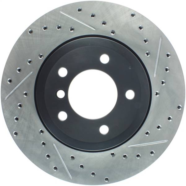 Stoptech - StopTech 06-08 BMW Z4 / 00-07 330 Series (E46/E90) Slotted & Drilled Left Front Rotor - 127.34052L
