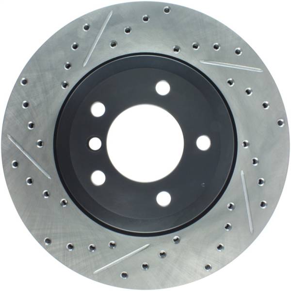 Stoptech - StopTech 06-08 BMW Z4 / 00-07 330 Series (E46/E90) Slotted & Drilled Right Front Rotor - 127.34052R