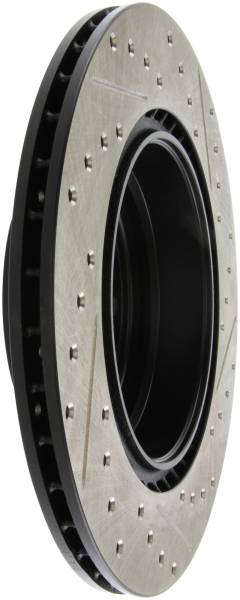 Stoptech - StopTech 06 BMW 330 / 07-09 BMW 335 Slotted & Drilled Right Rear Rotor - 127.34080R