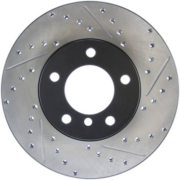 Stoptech - StopTech 9/07-09 BMW 328 Slotted & Drilled Left Front Rotor - 127.34108L