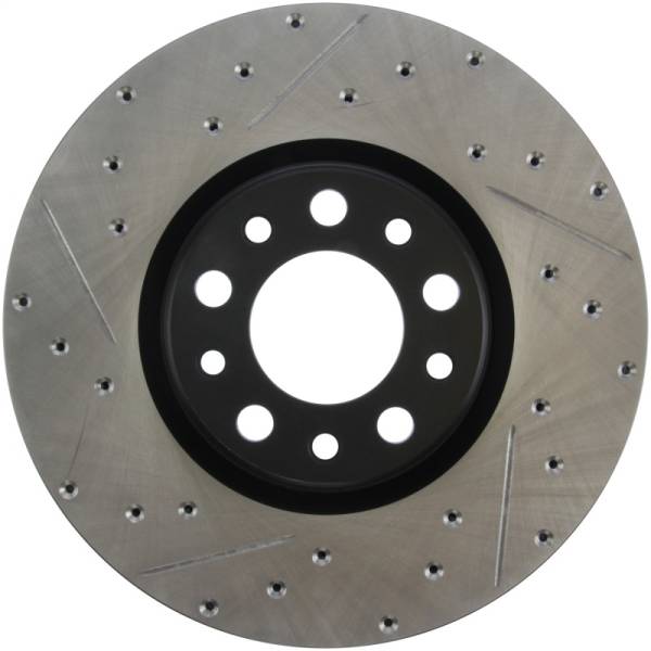 Stoptech - StopTech 13+ Dodge Dart Performance Slotted & Drilled Front Right Rotor - 127.63080R