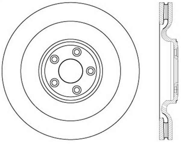 Stoptech - StopTech Drilled Sport Brake Rotor - 128.20031L