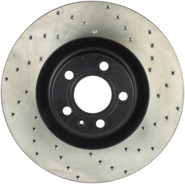 Stoptech - StopTech 04-09 Audi S4 Drilled Left Front Rotor - 128.33087L