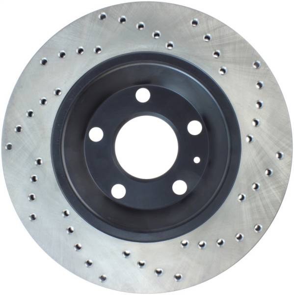 Stoptech - StopTech 04-09 Audi S4 Rear Right Drilled Rotor - 128.33088R