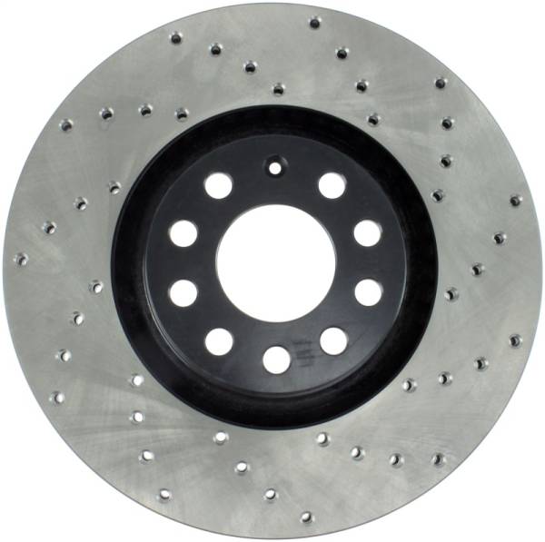 Stoptech - StopTech 01-06 Audi All Road / 05-09 A4/A4 Quattro / 6/99-04 A6 Quattro Drilled Left Front Rotor - 128.33096L