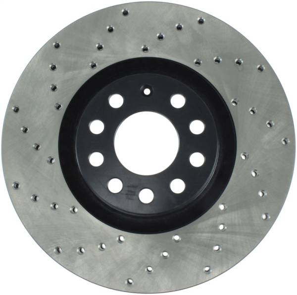 Stoptech - StopTech 01-06 Audi All Road / 05-09 A4/A4 Quattro / 6/99-04 A6 Quattro Drilled Right Front Rotor - 128.33096R