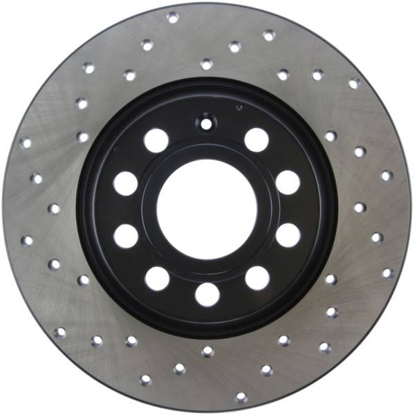 Stoptech - StopTech 06-11 Audi A3 / 06-09 VW GTI Mk V / 05-10 Jetta (Exc Wagon) Drilled Right Rear Rotor - 128.33099R