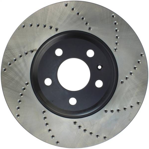 Stoptech - StopTech Power Slot 09-10 Audi A4/A4 Quattro / 08-10 A5 / 10 S4 Front Left Drilled Rotor - 128.33123L