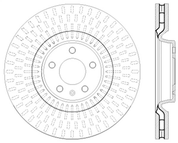 Stoptech - StopTech Drilled Sport Brake Rotor - 128.33134L
