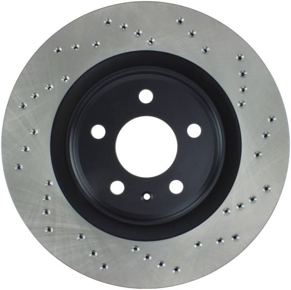 Stoptech - StopTech 12 Audi S4 Rear Left Drilled Rotor - 128.33137L