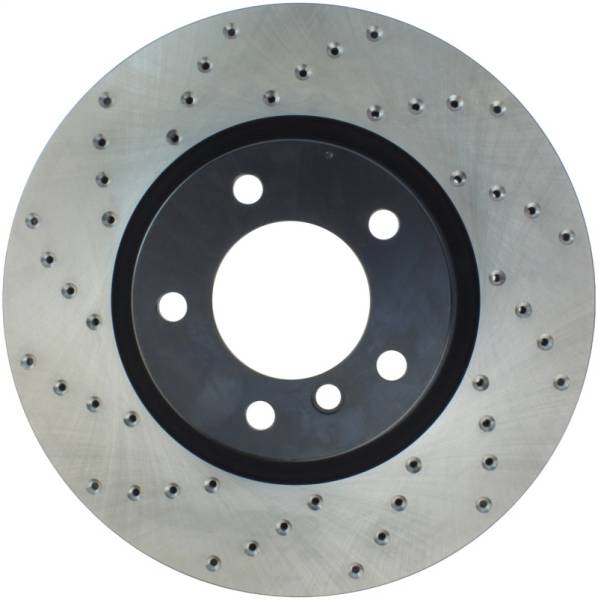 Stoptech - StopTech 98-02 BMW Z3 Drilled Right Front Rotor - 128.34039R