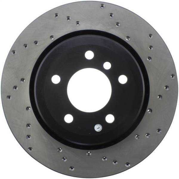 Stoptech - StopTech 01-06 BMW 330 Drilled Left Rear Rotor - 128.34057L