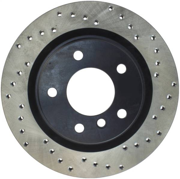 Stoptech - StopTech 06 BMW 325 Series / 07-09 BMW 328 Series Drilled Left Rear Rotor - 128.34078L