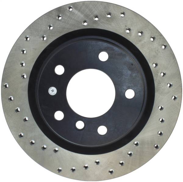 Stoptech - StopTech 06 BMW 325 Series / 07-09 BMW 328 Series Drilled Right Rear Rotor - 128.34078R