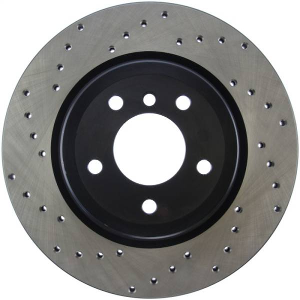 Stoptech - StopTech 07-10 BMW 335i Cross Drilled Right Rear Rotor - 128.34080R