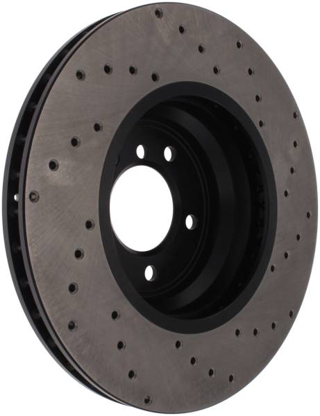 Stoptech - StopTech 07-10 BMW 335i Cross Drilled Right Front Rotor - 128.34093R