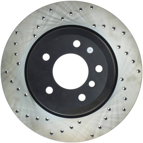 Stoptech - StopTech Sport Cross Drilled Brake Rotor - Front Left - 128.34109R