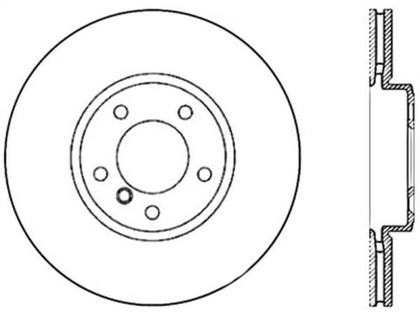 Stoptech - StopTech Drilled Sport Brake Rotor - 128.34112R