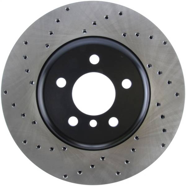 Stoptech - StopTech 11-15 BMW 535i/535xi/ 12-15 640i Front Right Drilled Sport Brake Rotor - 128.34124R