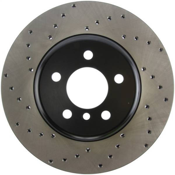 Stoptech - StopTech 11-13 BMW 550i Rear Right Drilled Sport Brake Rotor - 128.34133R