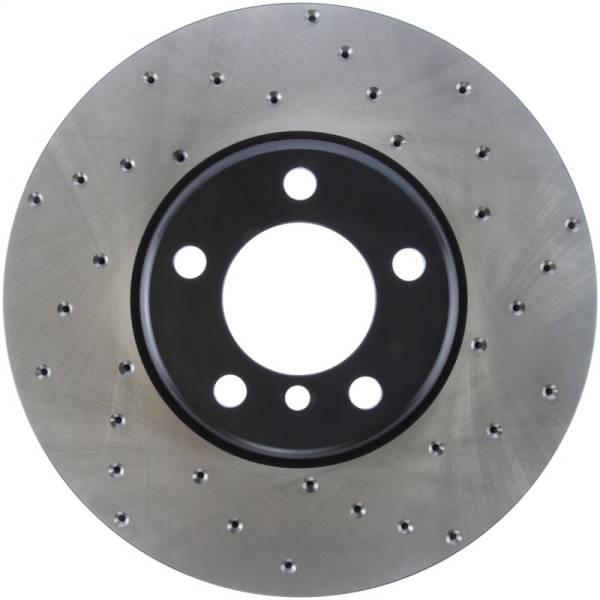 Stoptech - StopTech 12-15 BMW 335i Drilled Left Front Rotor - 128.34140L