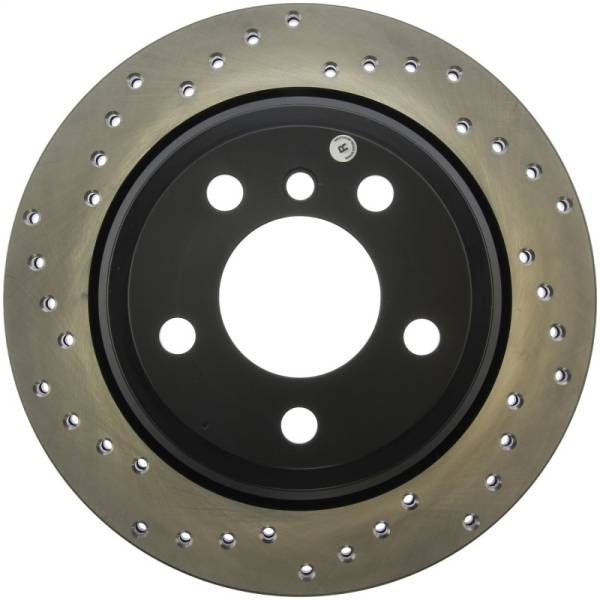 Stoptech - StopTech Sport Cross Drilled Brake Rotor - Front Left - 128.34150R