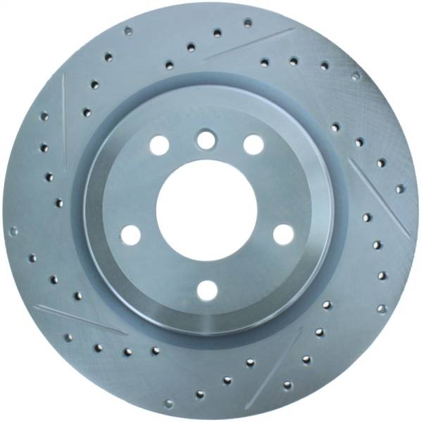 Stoptech - StopTech Select Sport 07-13 BMW 335i Slotted & Drilled Vented Right Rear Brake Rotor - 227.34080R
