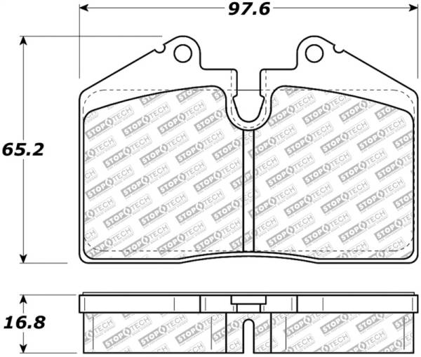 Stoptech - StopTech Street Select Brake Pads - Front/Rear - 305.06080