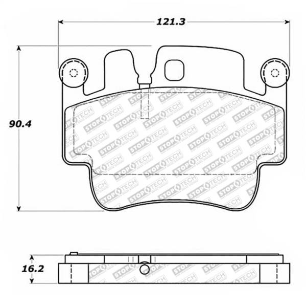 Stoptech - StopTech Street Select Brake Pads - Front/Rear - 305.09170