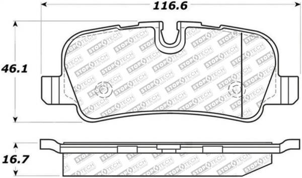 Stoptech - StopTech Street Select Brake Pads - Front/Rear - 305.10990