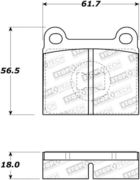 Stoptech - StopTech Street Brake Pads - 308.00960