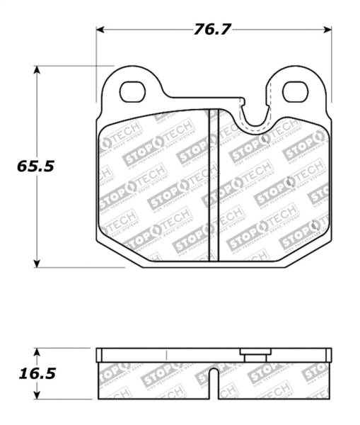 Stoptech - StopTech Street Touring Brake Pads - 308.01740