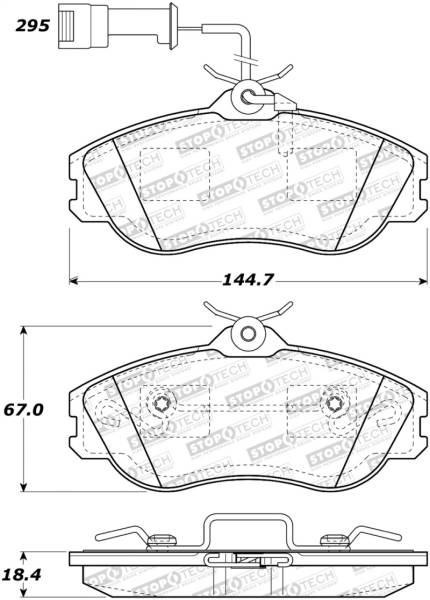 Stoptech - StopTech Street Brake Pads - 308.04190
