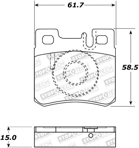 Stoptech - StopTech Street Brake Pads - 308.04950