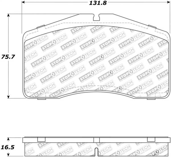 Stoptech - StopTech Street Touring 92-98 Porsche 911 Front Brake Pads - 308.05940