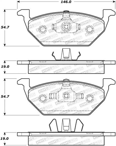 Stoptech - StopTech Street Brake Pads - 308.07680