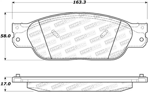 Stoptech - StopTech Street Brake Pads - 308.08050