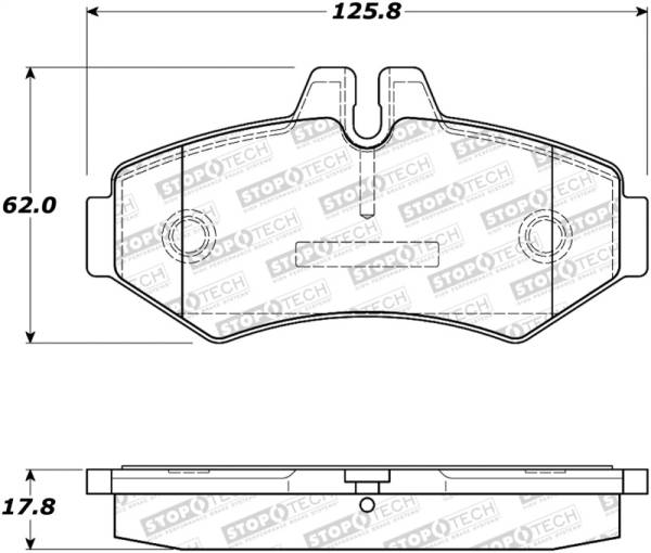 Stoptech - StopTech Street Brake Pads - 308.09280