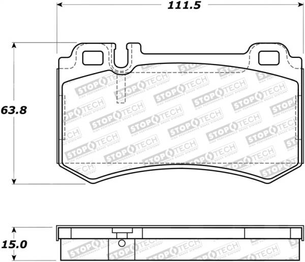 Stoptech - StopTech Street Brake Pads - 308.09840