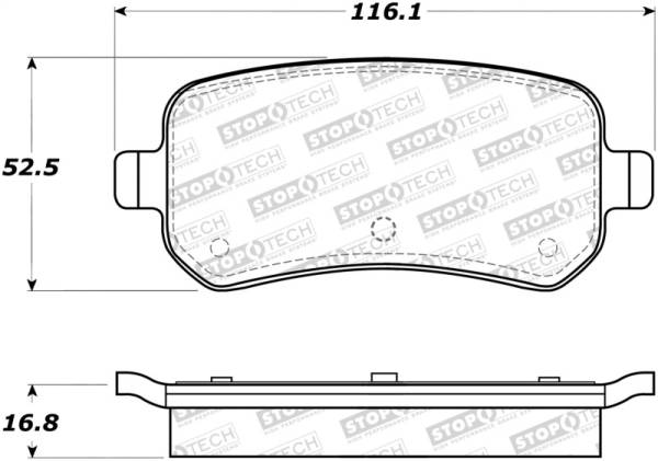 Stoptech - StopTech Street Brake Pads - 308.10210